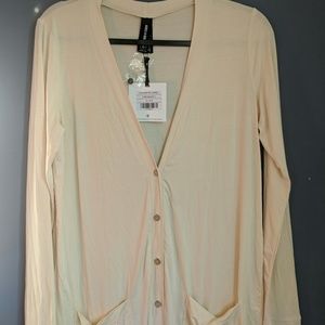 NWT Agnes & Dora Favorite Cardi- small, cream